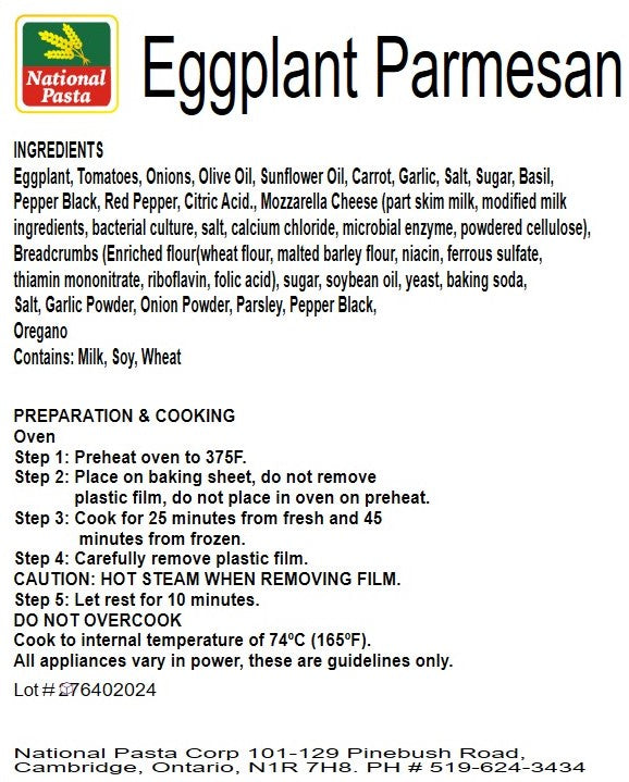 Eggplant Parmesan