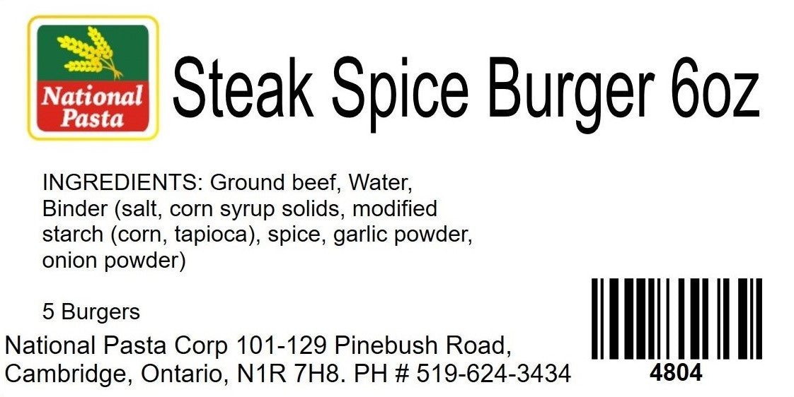 Steak Spice Burger